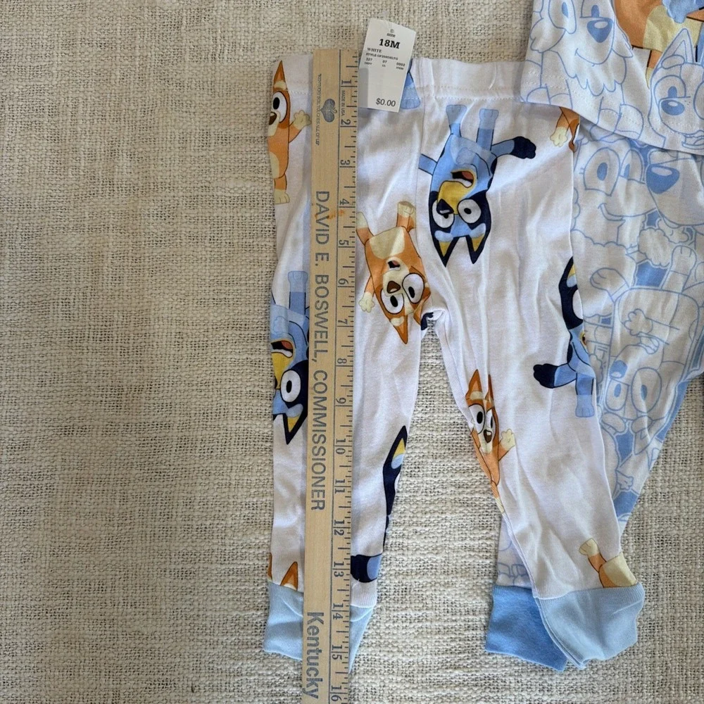 NWT Double Set Bluey Pajamas Size 18 Months